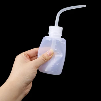 150ml mosás átlátszó fehér műanyag zöld szappan laboratóriumi mosás préselő diffúzor palack spray nélküli palack Kép