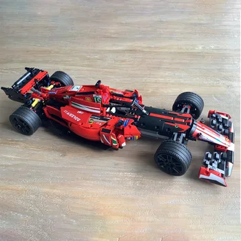 2024 ÚJ Műszaki Classic Formula F1 versenyautó MOC-42141 Építőelemek Modell készlet DIY kockák Játékok fiúknak Ajándék dekoráció Kép