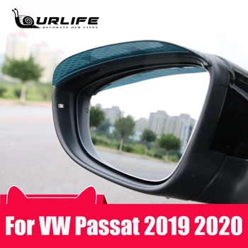 2PCS autó visszapillantó tükör szemöldökfedél Esőálló védelem a Volkswagen VW Passat 2019 számára 2020 dekorációs kiegészítők Kép