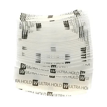 36 darab 7,6 cm* 2,2 cm White Ultra hold tape csipke elülső szalag ív kétoldalas Szalag toupee paróka ragasztóhoz Kép