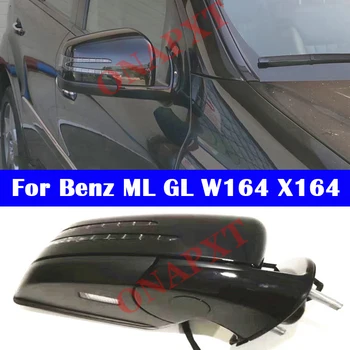 Benz ML GL W164 X164 autóhoz külső visszapillantó tükör szerelvény ML350 ML300 ML500 GL450 GL320 GL350 GL550 összecsukható fűtési memória Kép
