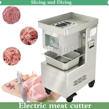 Elektromos húsvágó, kereskedelmi és háztartási teljesen automatikus báránytekercs fagyasztott húsdaráló Kép