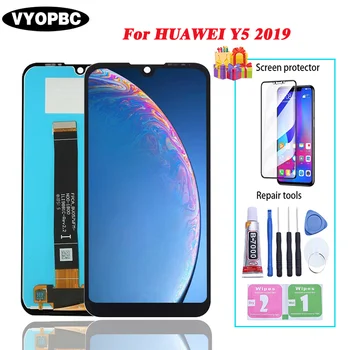  Eredeti LCD kijelző érintőképernyő kerettel a Huawei Y5 2019 LX1 LX2 LX3 panel digitalizáló alkatrészeihez Honor 8s AMN-LX9 Null Kép