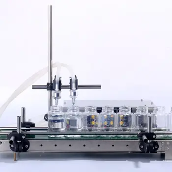  Folyékony töltőgép Digitális kontroll ital Parfüm gyümölcslé Tej kis üveg üveg membrán szivattyú töltőanyag csomagolás Kép