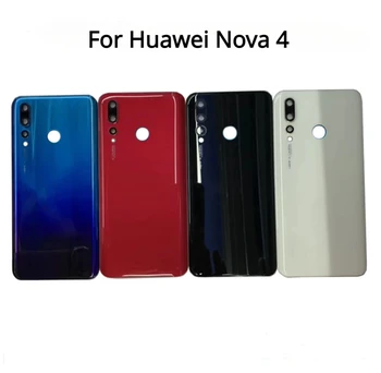 Huawei Nova 4 hátsó akkumulátorfedélhez hátsó panel ajtóház ház javítási alkatrészei Huawei Nova4 hátlaphoz Kép