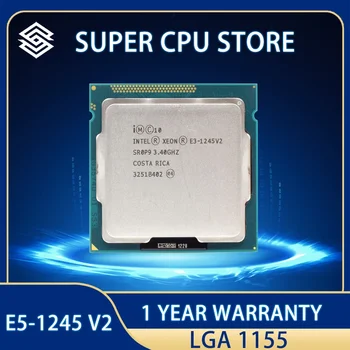Intel Xeon E3-1245 v2 E3 1245v2 E3 1245 v2 CPU processzor 8M 77W 3,4 GHz-es négymagos LGA 1155 Kép