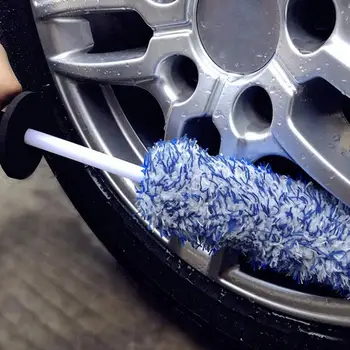 Keréktisztító kefe Autó gumiabroncs felni súroló kefe Gumiabroncs mosó tisztító eszköz Puha sörtéjtisztító személygépkocsihoz Teherautó motorkerékpárok Kép