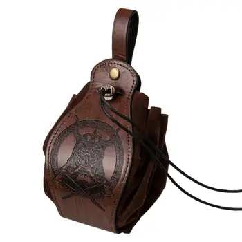 Középkori húzózsinóros tasak Séta kocka táska Övtáska Derék táska Fanny csomag Kép
