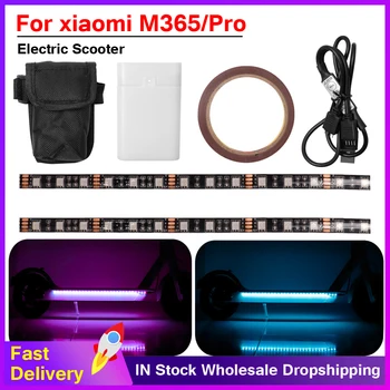  LED szalag zseblámpa Lámpa Lámpa Xiaomi M365 Pro 1S / Max G30 elektromos robogó éjszakai biztonsági könnyű robogó dekoratív lámpa alkatrészek Kép