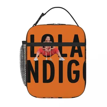 Lola Indigó uzsonnás táska Thermo táska Aranyos uzsonnás táska Ebéd termikus táska Kép