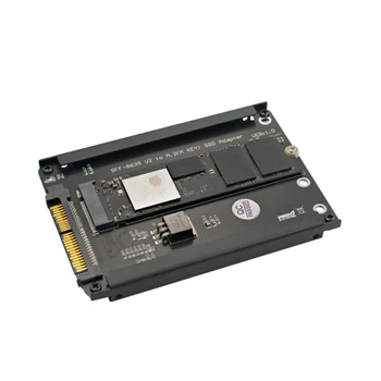 M.2 NVME Key M SSD - SFF-8639 U.2 adapter kiemelő átalakító kerettartóval 2230 2242 2260 2280 M.2 SSD PC-hez Kép