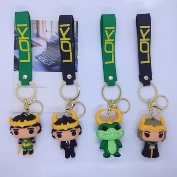 Marvel Loki 2. évad Kulcstartó Szuperhős A trükkök istene Loki kulcstartó hátizsák baba díszhez Kulcstartók Kiegészítők Ajándékok Kép