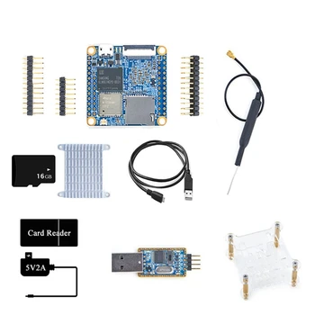 Nanopi NEO Air Development Board 16G készlet H3 512MB + 8GB EMMC Wifi + BT Run Ubuntucore Mini IOT Development Board készletek (US Plug) Kép