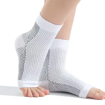 Neuropátia zokni nőknek férfiaknak,1Pár nyugtató kompressziós zokni neuropátia esetén Fájdalom, boka merevítő Plantar fasciitis duzzanat enyhítése Kép