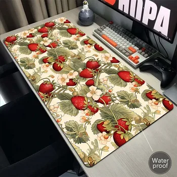 Oversize virág Nagy egérpad PC tartozékok Billentyűzet párnák Játék sebesség Irodai asztali szőnyeg gumi vízálló zárt szélű egérszőnyeg Kép