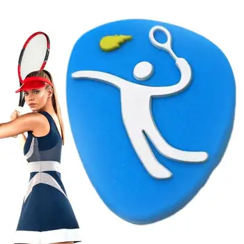 Teniszütő lengéscsillapító rezgéscsillapítók Rezgéscsillapítók Rezgéscsillapítók Szilikon sportkiegészítők Dekoratív rajzfilm tenisz kiegészítő Kép