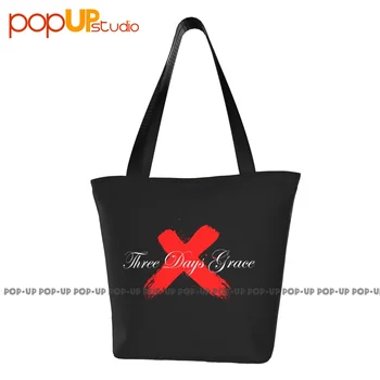Three Days Grace One-X Rock Band Travel Handbags Tote Bag bevásárlótáska Grocery Bag Kép