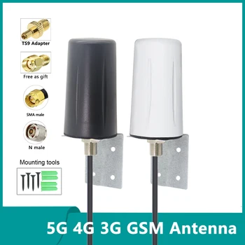 TS9 Signal Booste 5G 4G LTE WIFI Omni GSM nagy nyereségű 15dbi IP67 kültéri beltéri vízálló antenna 3m alacsony veszteségű rézkábellel Kép
