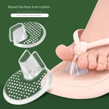 Támogatás Elülső lábfej flip-flopok Lábujj elülső párnák Kényelmes ortopédiai lábápoló eszközök Komfort párnázás Lábvédelem Uniszex Kép
