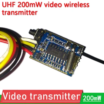UHF 200mW 16 csatornás audio-video adó UHF TV jeladó Vezeték nélküli képátvitel UHF vezeték nélküli modul Kép