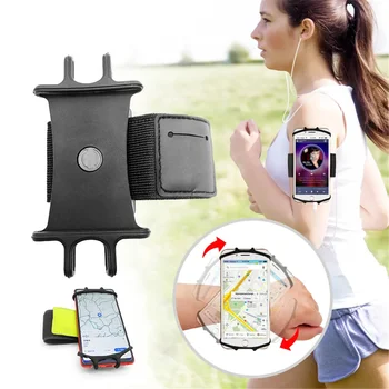 Universal kültéri sport telefontartó Karszalag csuklótok edzőtermi futókar szalag telefontáska IPhone-hoz Samsung 4.5-6.5 hüvelykes telefon Kép